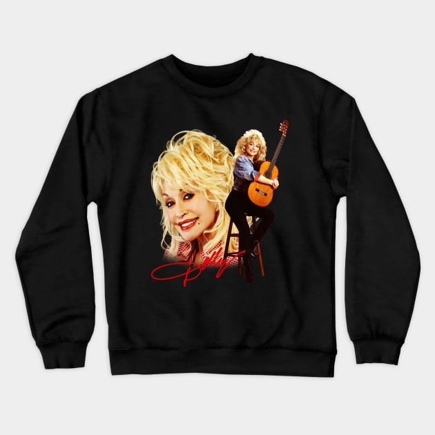 Vintage Dolly Parton 80s 90s Crewneck Sweatshirt by Chea Shepherd